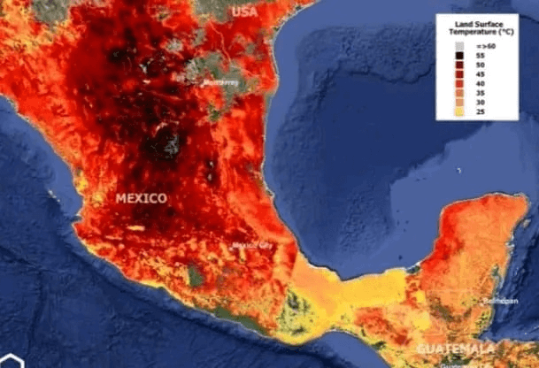 Alerta: Ola de calor en México alcanza los 60°C