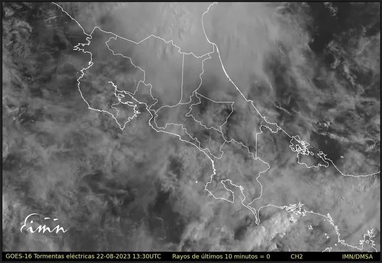 Reporte del IMN: Cielo Nublado y Lluvias en Costa Rica