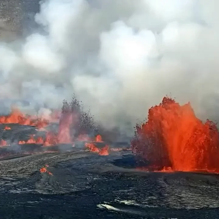 Erupción del Volcán Kilauea en Hawai